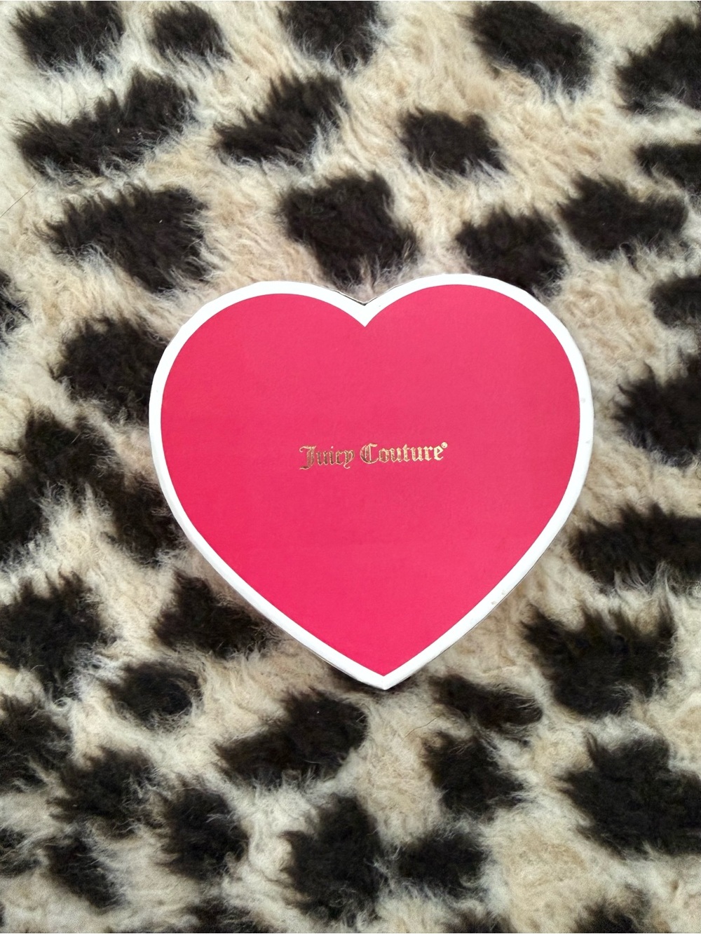 Vintage Juicy Couture Pink Heart Jewelry Box